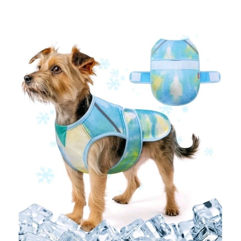 Dog Cooling Vest Lightweight Dog Cooler 2XL Jacket 3D Breathable‎ Mesh NEW - Picture 11 of 12